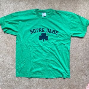mens notre dame t shirt xl